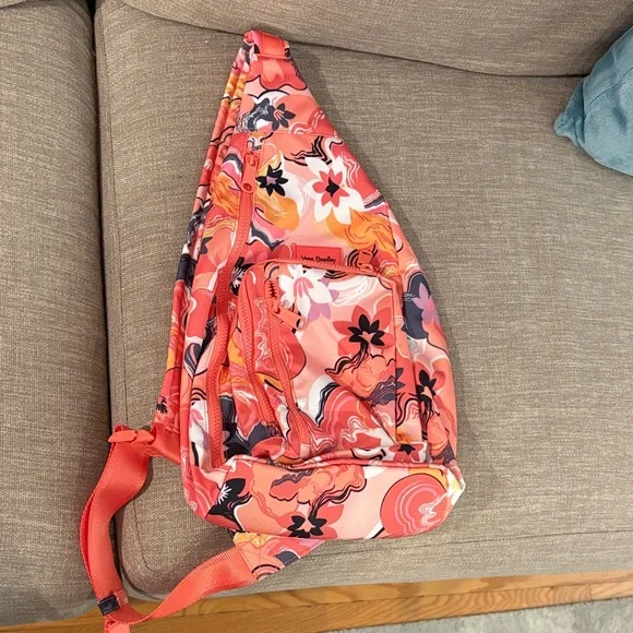 Vera Bradley Bags Vera Bradley Womens Floral Sling Backpack